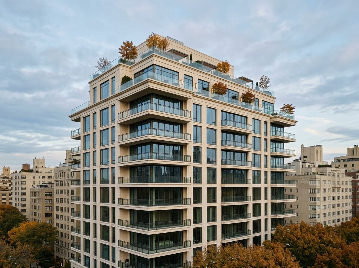 A penthouse on Upper Fifth Avenue, Museum Mile.