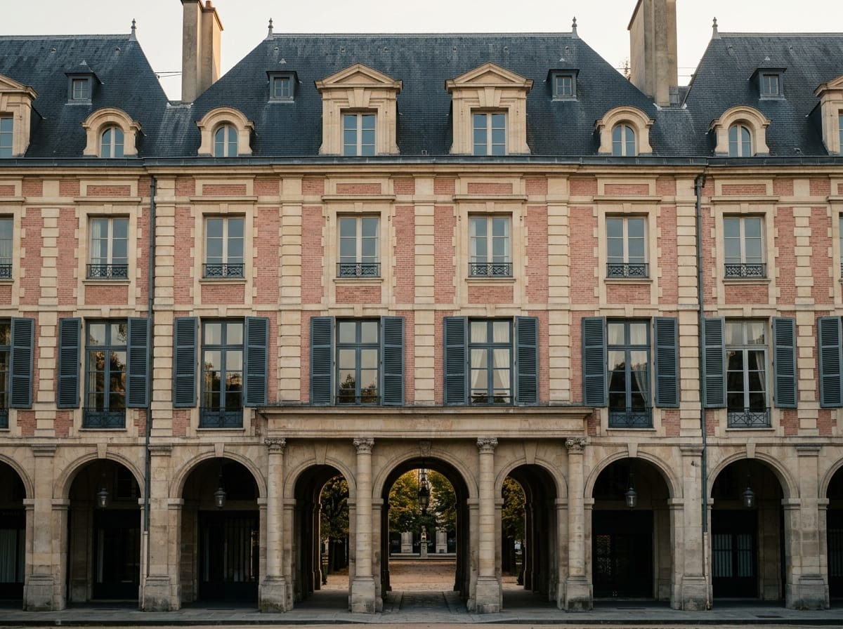 An apartment on Place des Vosges, 4e arrondissement.