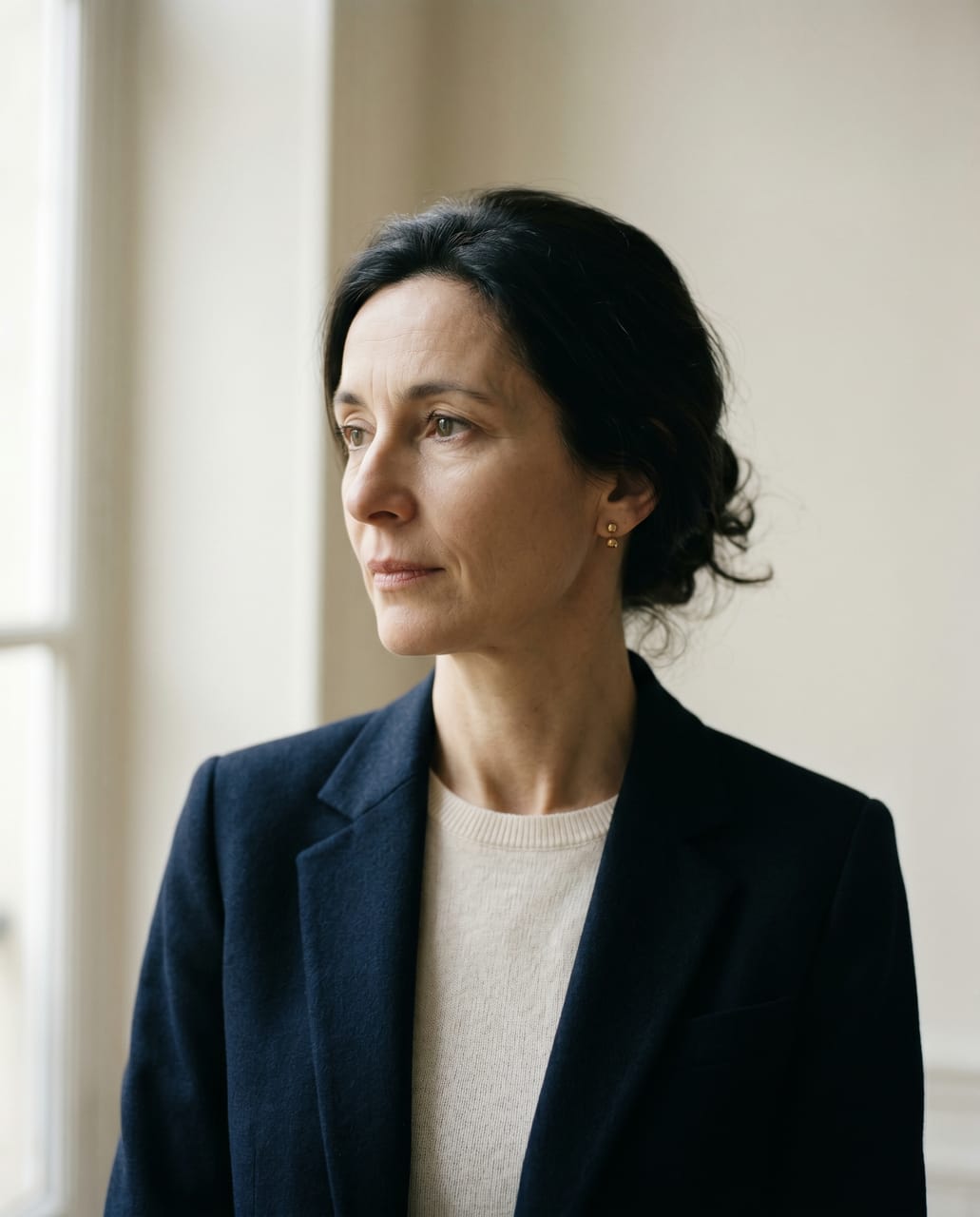 Camille Lefèvre — principal, Paris. Editorial portrait illustration.