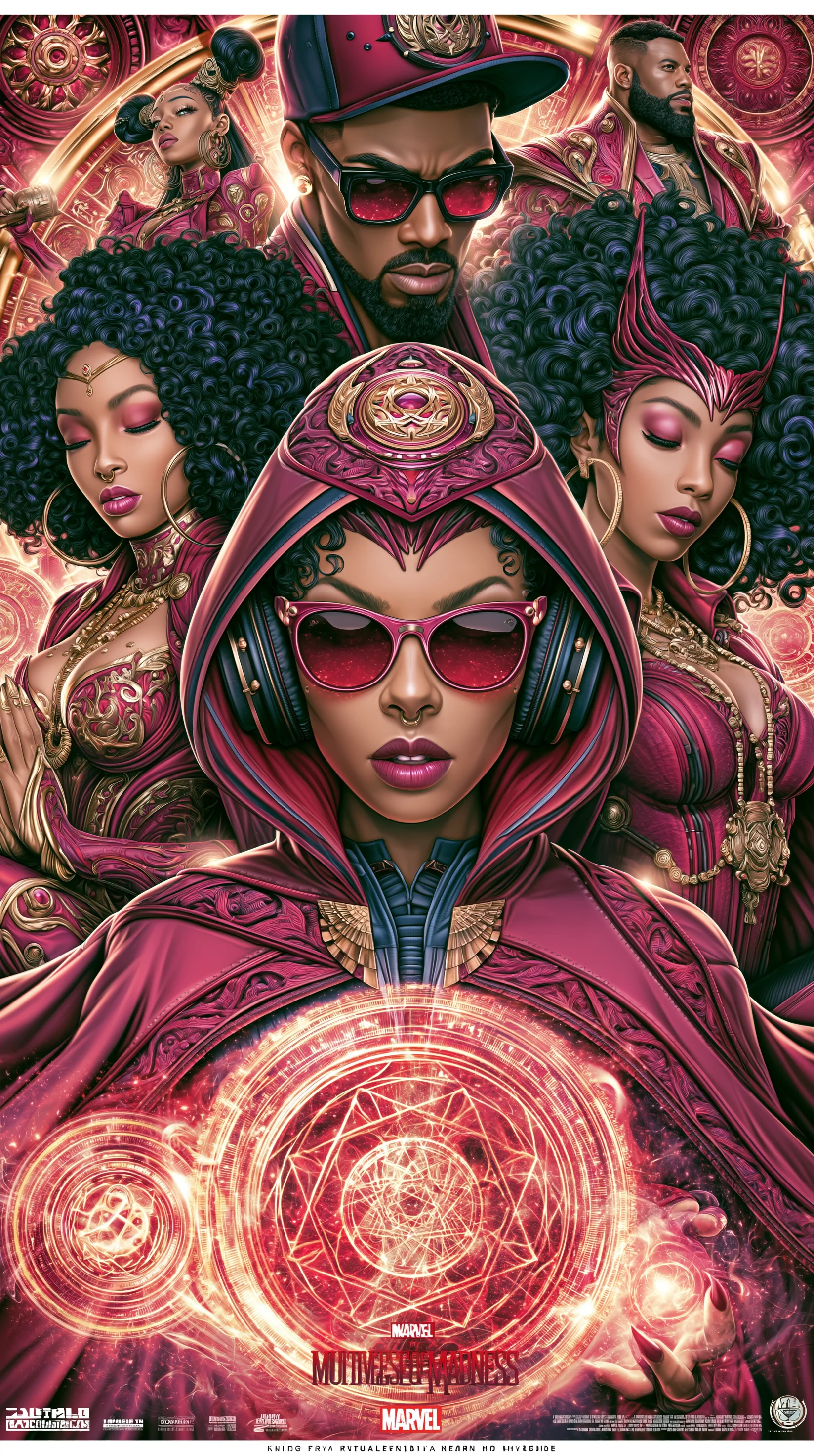 Threads of Reality Converge — FLAIR Issue 03, Moorsachi Multiverse artwork