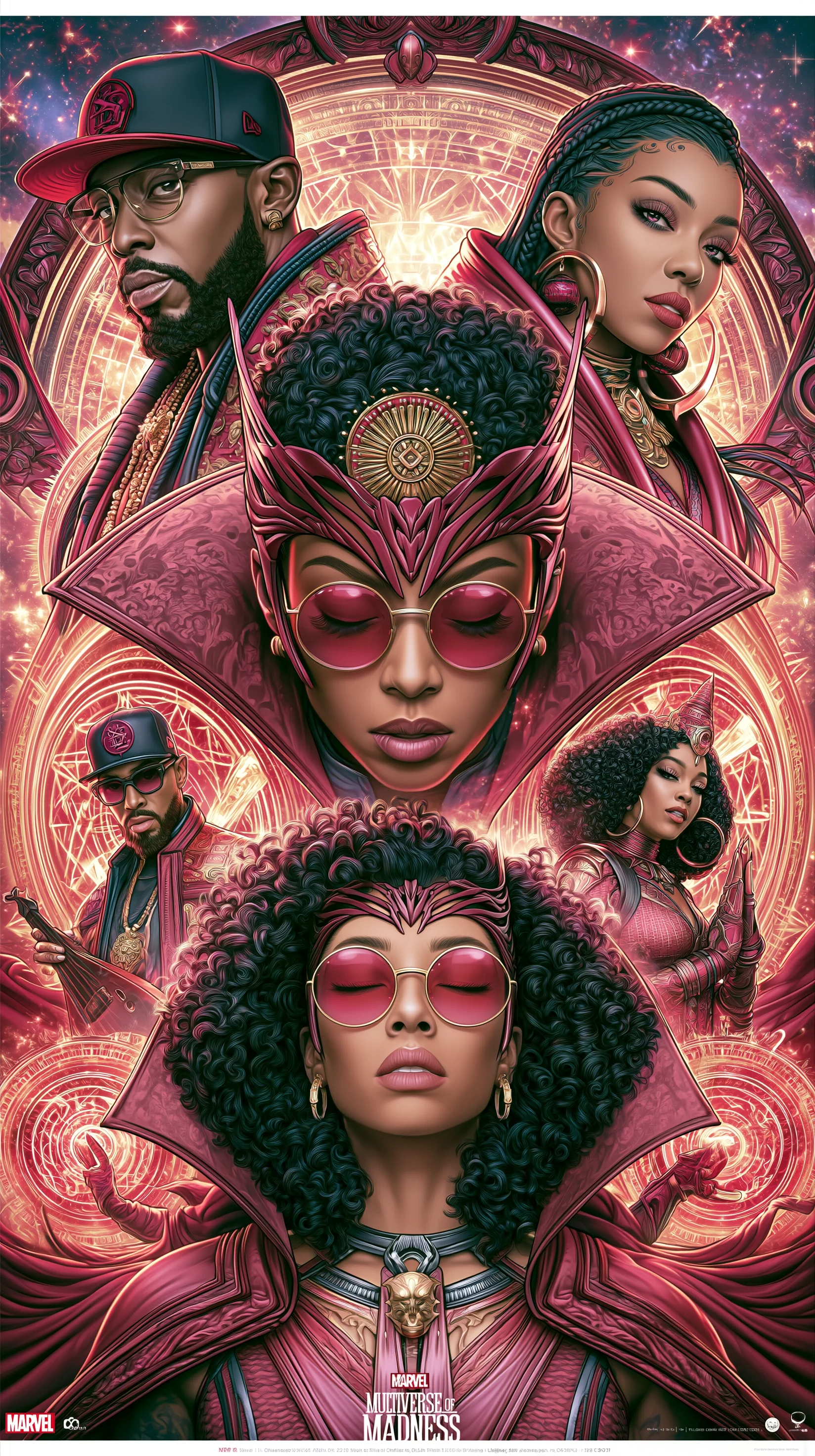 The Kaleidoscope of Becoming — FLAIR Issue 03, Moorsachi Multiverse artwork