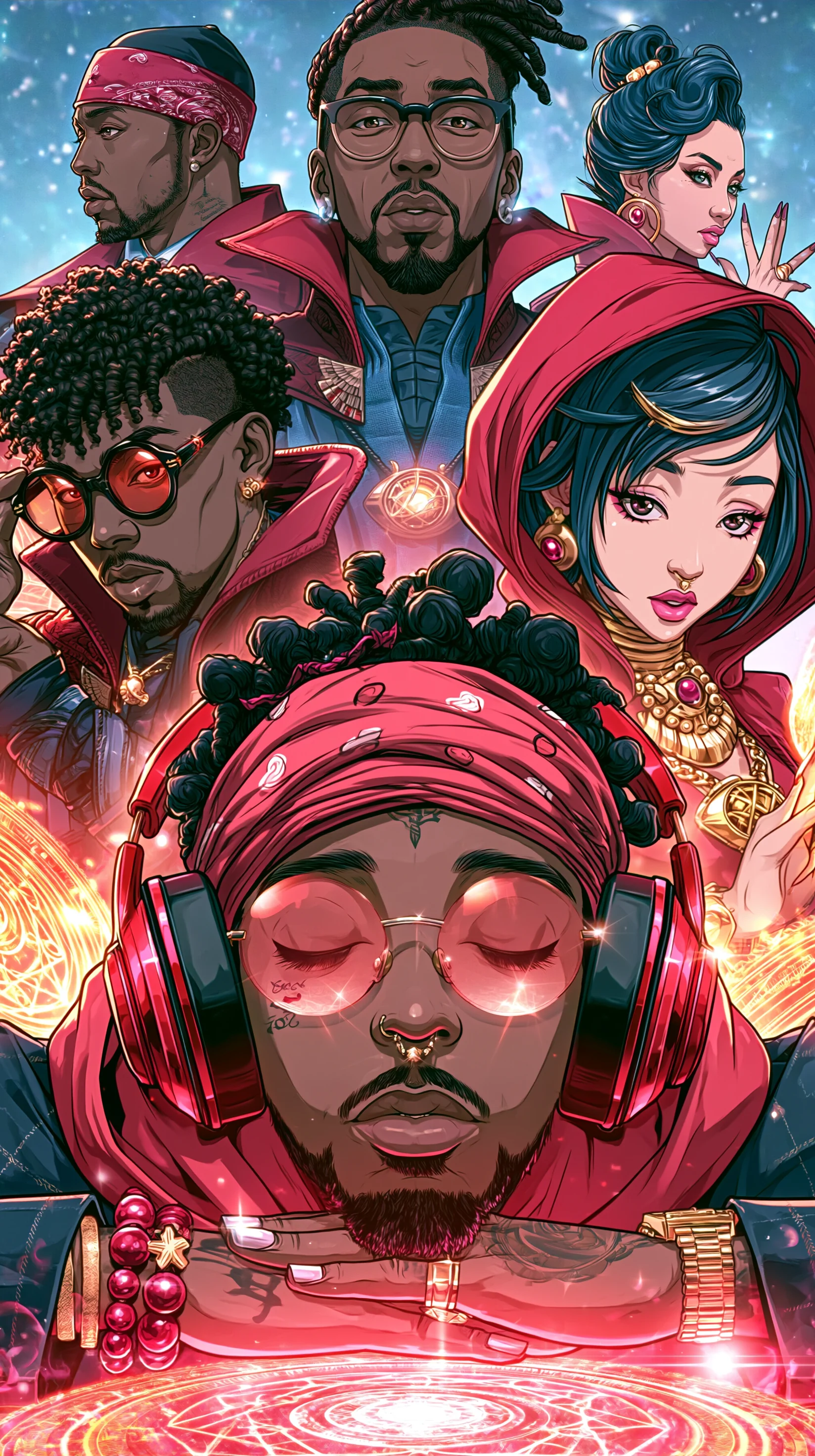 Infinite Possibilities in Motion — FLAIR Issue 03, Moorsachi Multiverse artwork