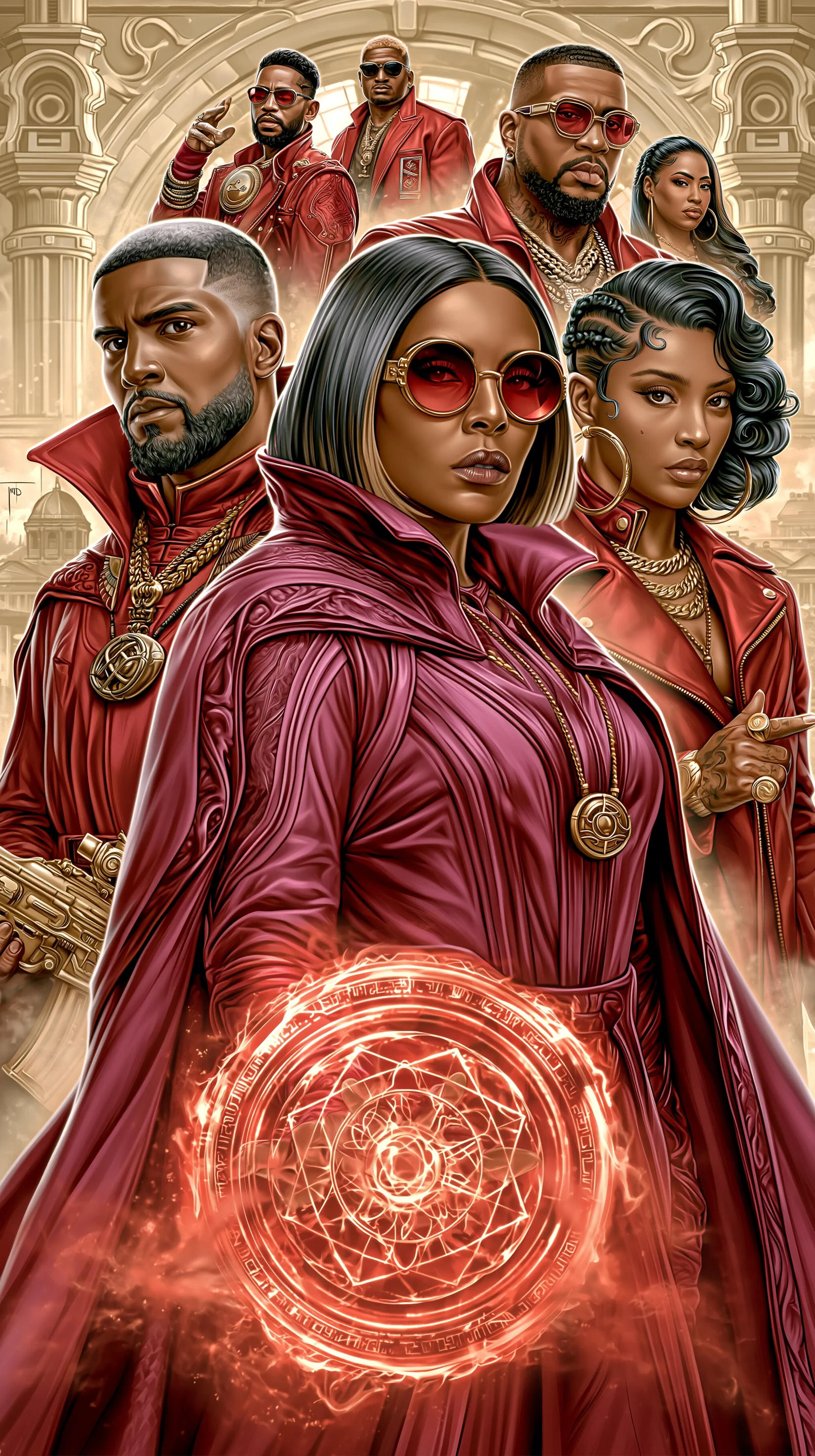 The Cosmic Chorus Rises — FLAIR Issue 03, Moorsachi Multiverse artwork