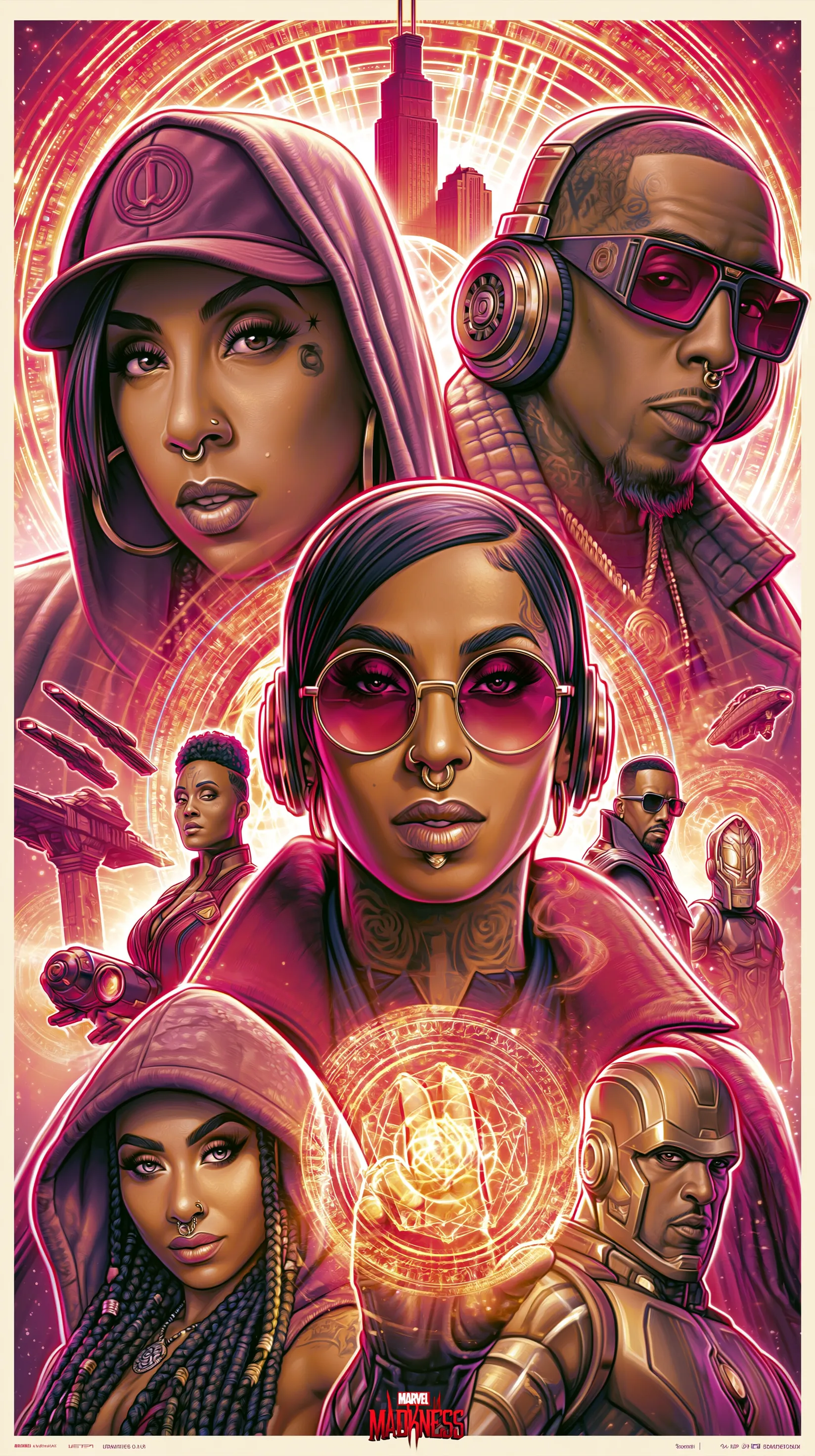 The Moorsachi Universe Complete — FLAIR Issue 03, Moorsachi Multiverse artwork