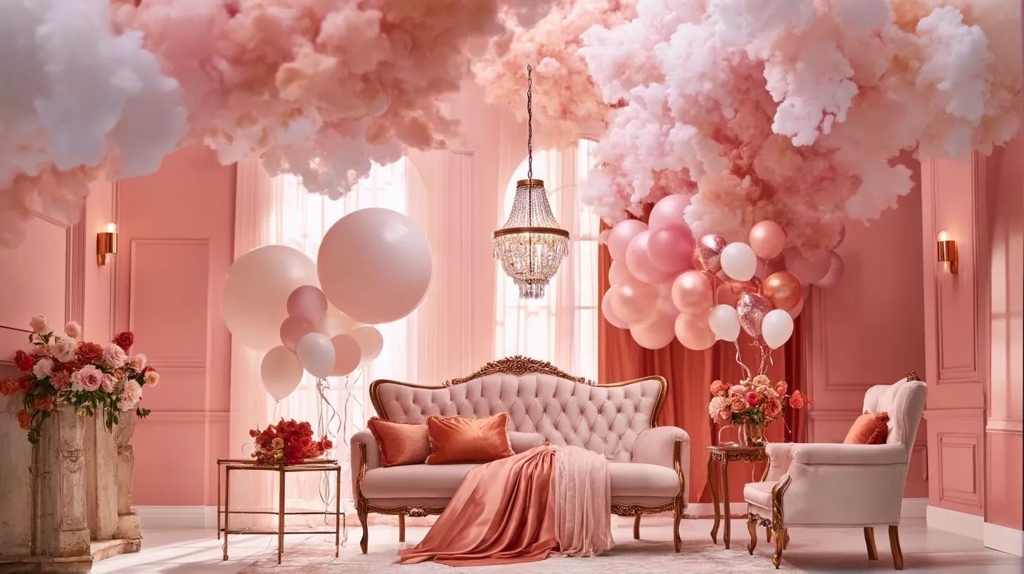 PLUSH editorial — chandelier salon, model in warm editorial moment