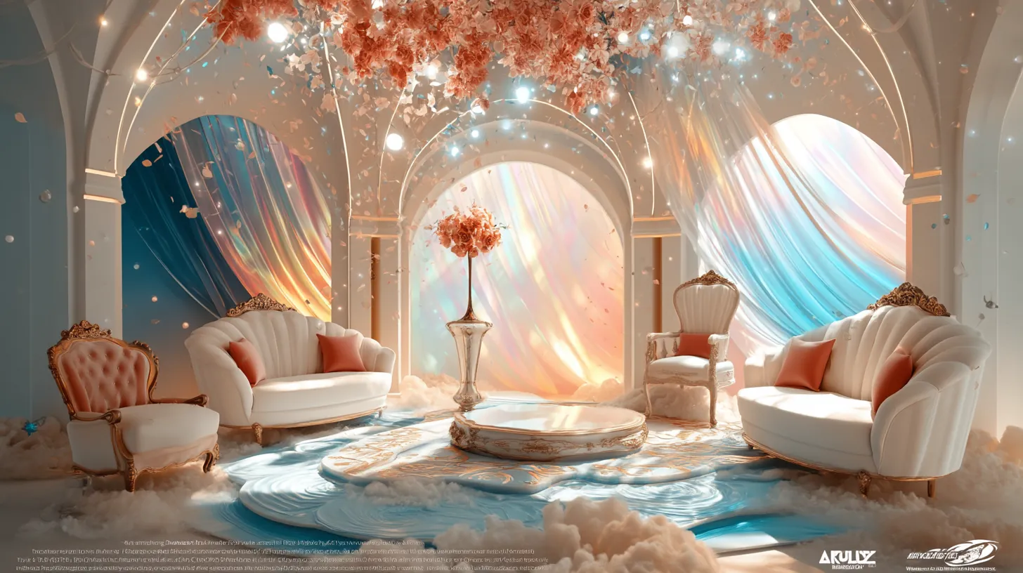 PLUSH archive — cloud-ceiling room, soft pastel ambience