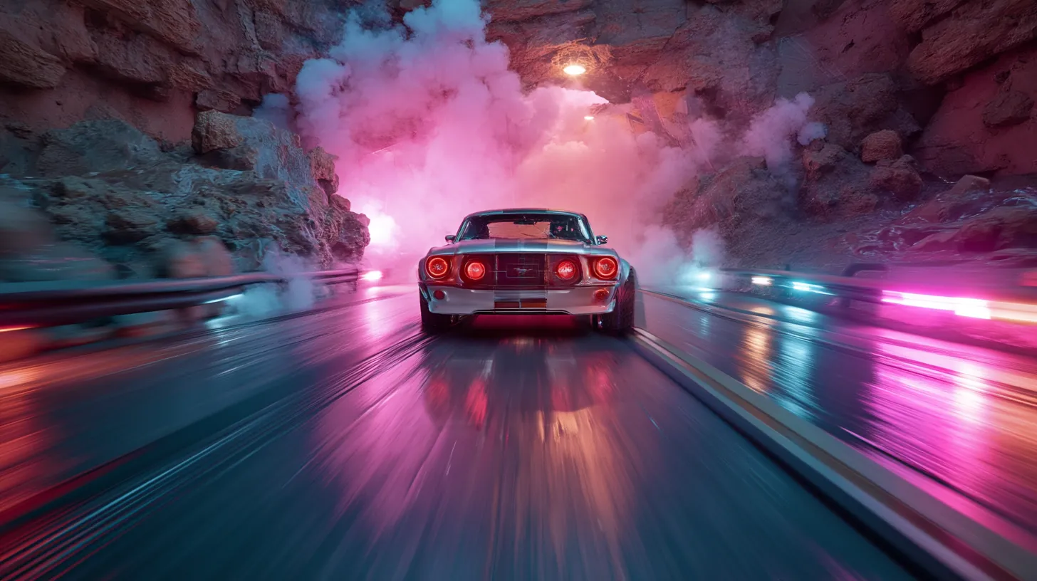 Tunnel perspective — converging concrete lines